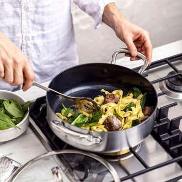 Greenpan Sartén + Tapa De Acero Inoxidable 26cm Cc003820-001