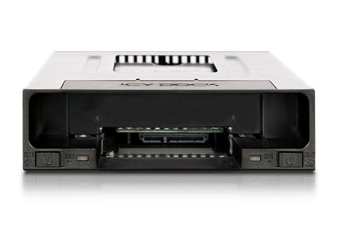 EAN 4713227445122 - Icy Dock MB795SP-B panel bahía disco duro 2,5/3,5" Bandeja para disco duro Negro imagen 1