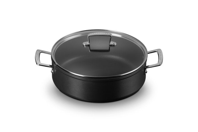 Le Creuset Toughened Non-Stick Nonstick Sauteuse Con Glass Lid 28cm (51113280010500)