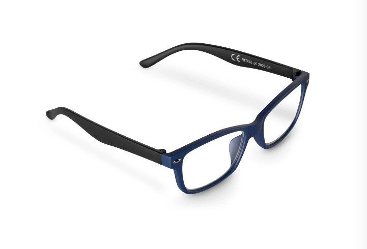 Hama Gafas De Lectura De +2.5 Dioptrias - Montura De Plastico Reciclado - Unisex - Azul Y Negro