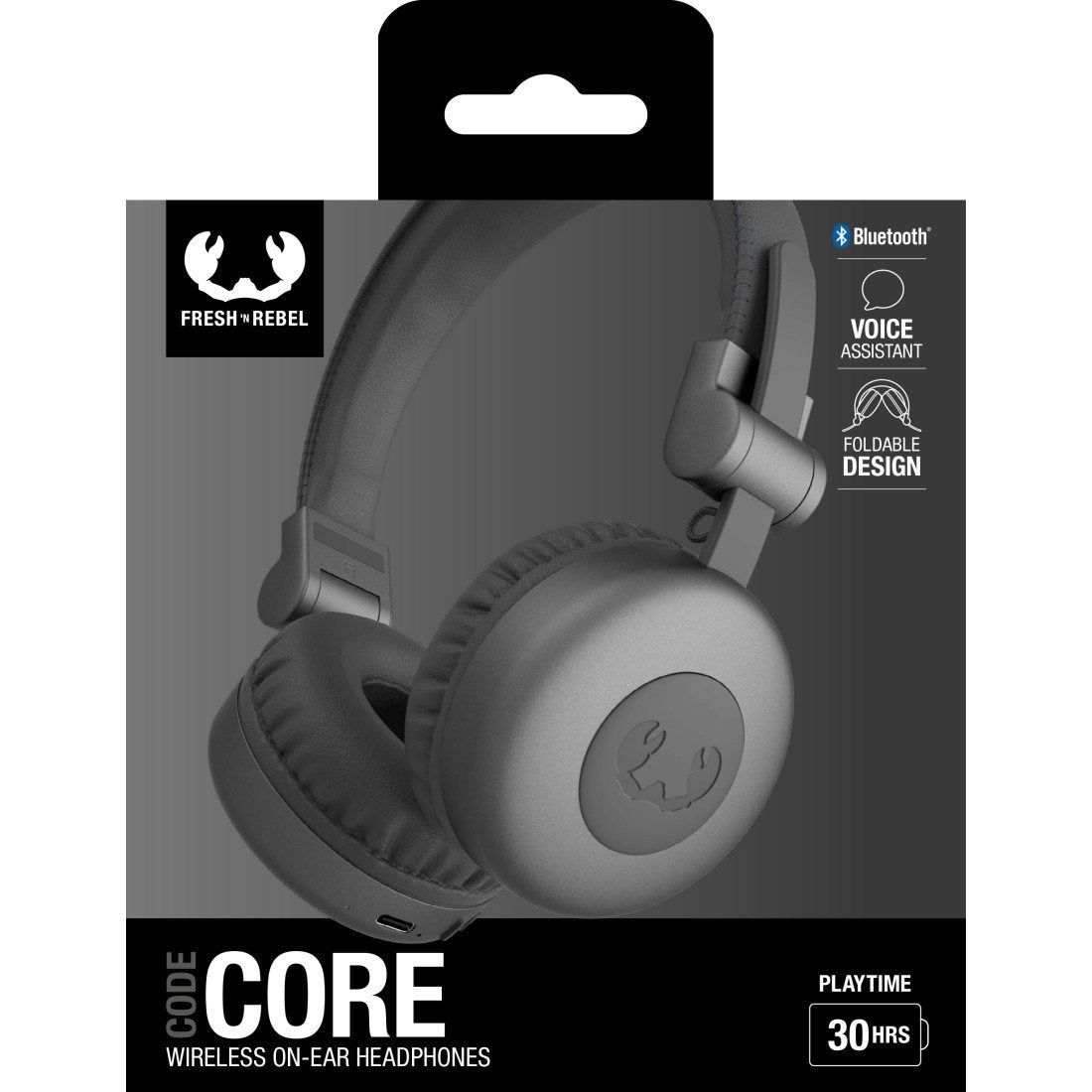 EAN 8720249805953 - Fresh 'n Rebel Code Core Auriculares Inalámbrico Diadema Llamadas/Música USB Tipo C Bluetooth Gris imagen 6