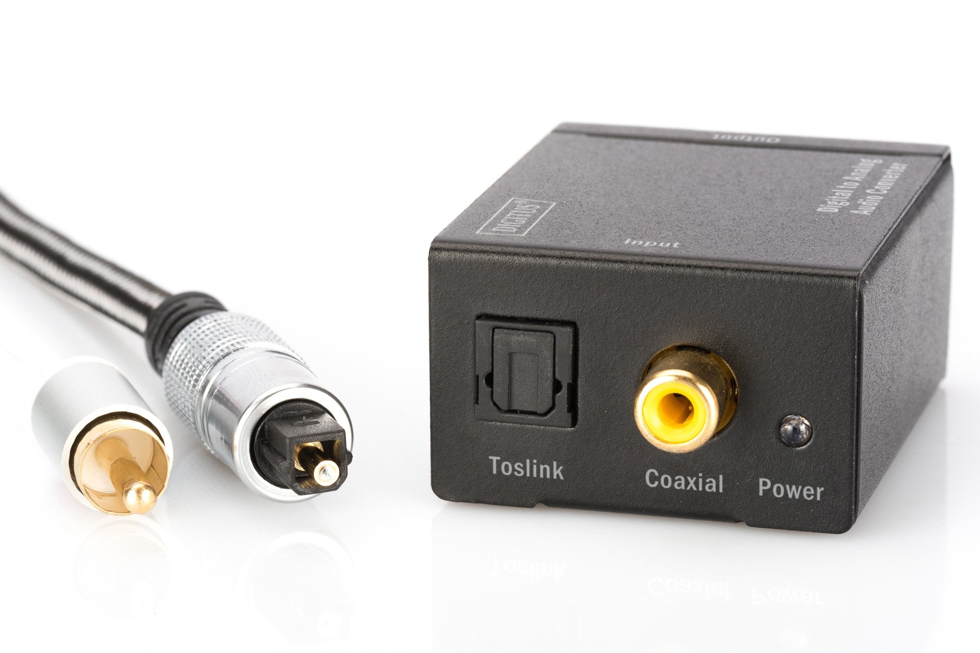 Digitus Convertidor Digital A Analógico Conector Rca Coaxial/Toslink Con Adaptador De Red