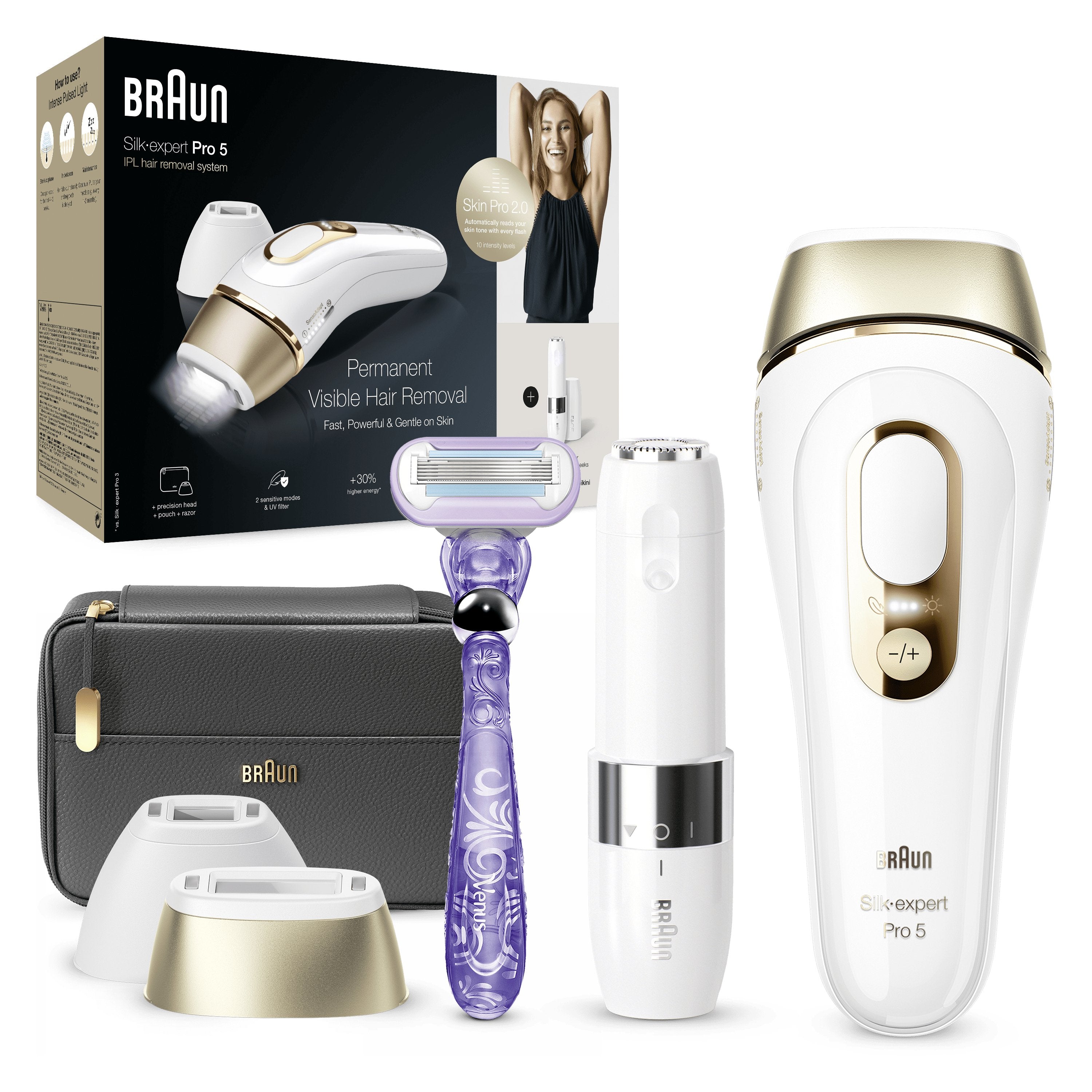EAN 4210201412953 - Braun Silk-expert Pro Silk·expert Pro 5 PL5149 Luz pulsada intensa (IPL) Oro, Blanco imagen 3
