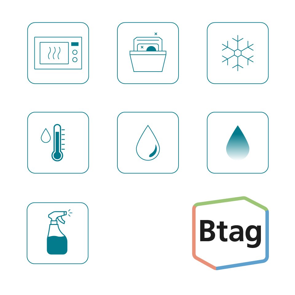 EAN 4977766836234 - Brother BTAG-L33 cinta para impresora de etiquetas Azul sobre azul claro imagen 3