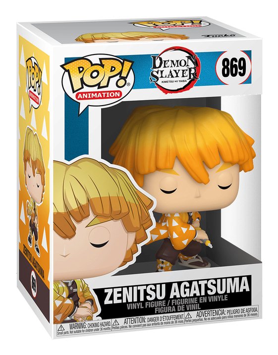 Figura Pop Kimetsu No Yaiba Demon Slayer Zenitsu Agatsuma