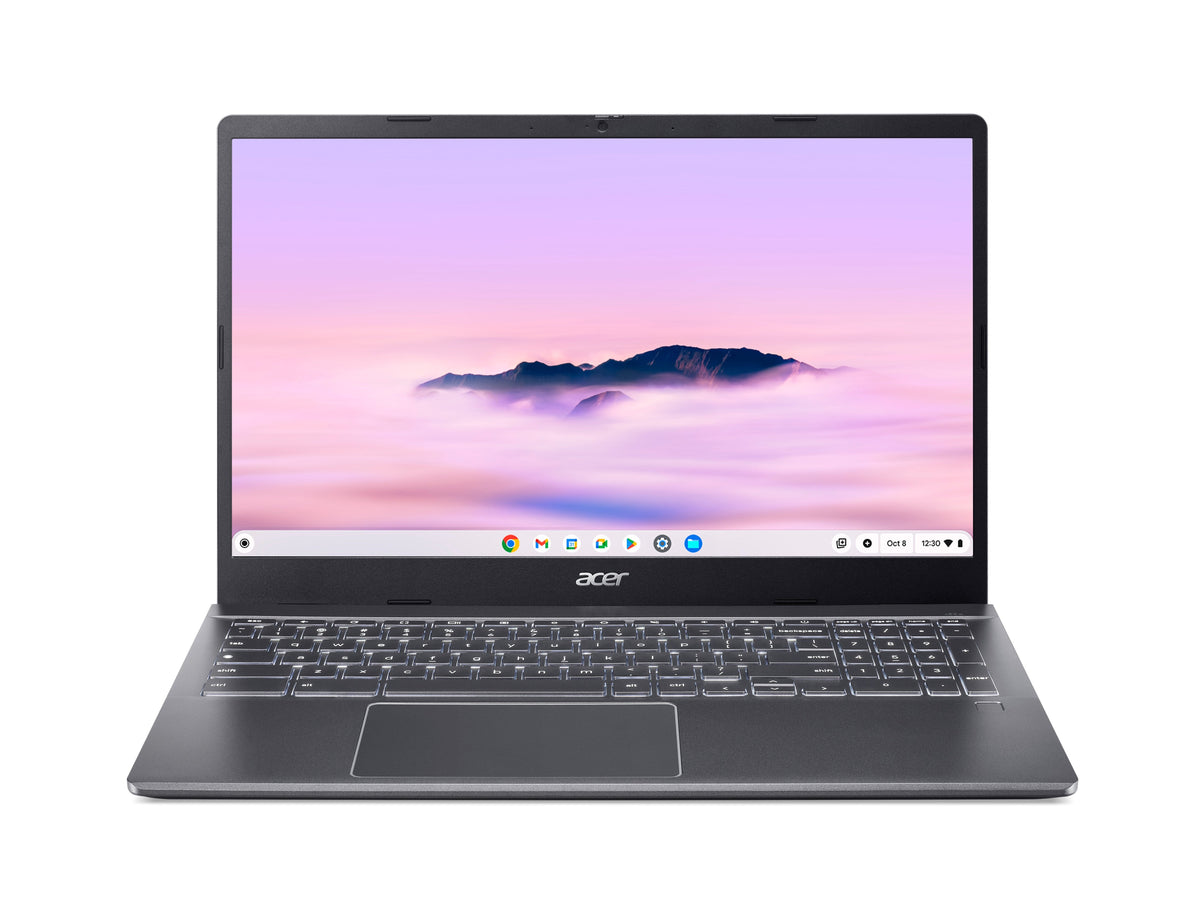 Acer Chromebook Plus 515 Cbe595-2-Tco Intel Core 5 120u / Hasta 5 Ghz Chrome Os Intel Graphics 16 Gb Ram 512 Gb Ssd Nvme 15.6" Ips 1920 X 1080 (Full Hd) Wi-Fi 6e Gris Metalizado Kbd: Español
