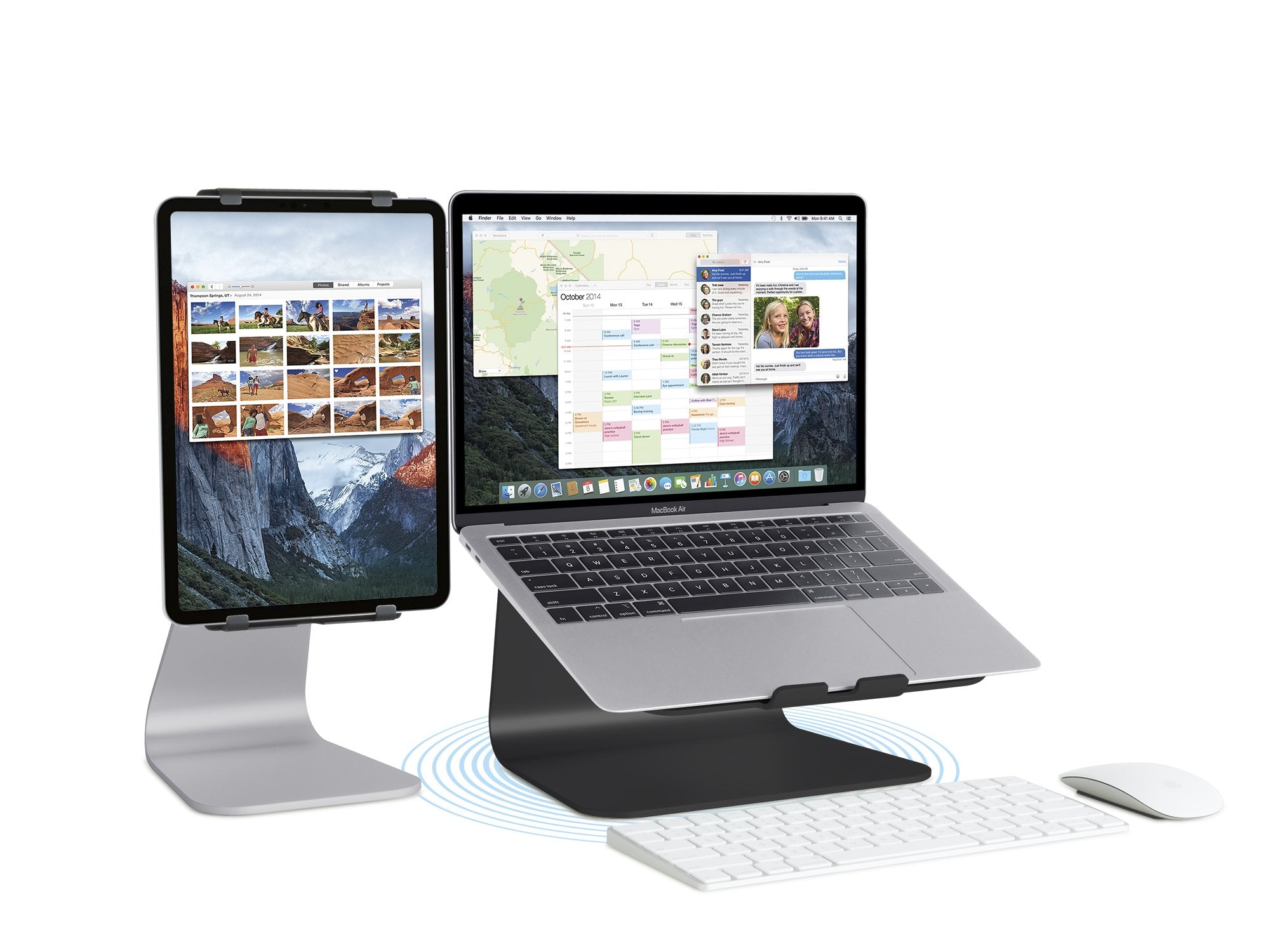 EAN 0891607000964 - Rain Design mStand360 - drehbarer Aluminium Stand für MacBooks Notebooks bis 15 zoll Soporte para ordenad imagen 4