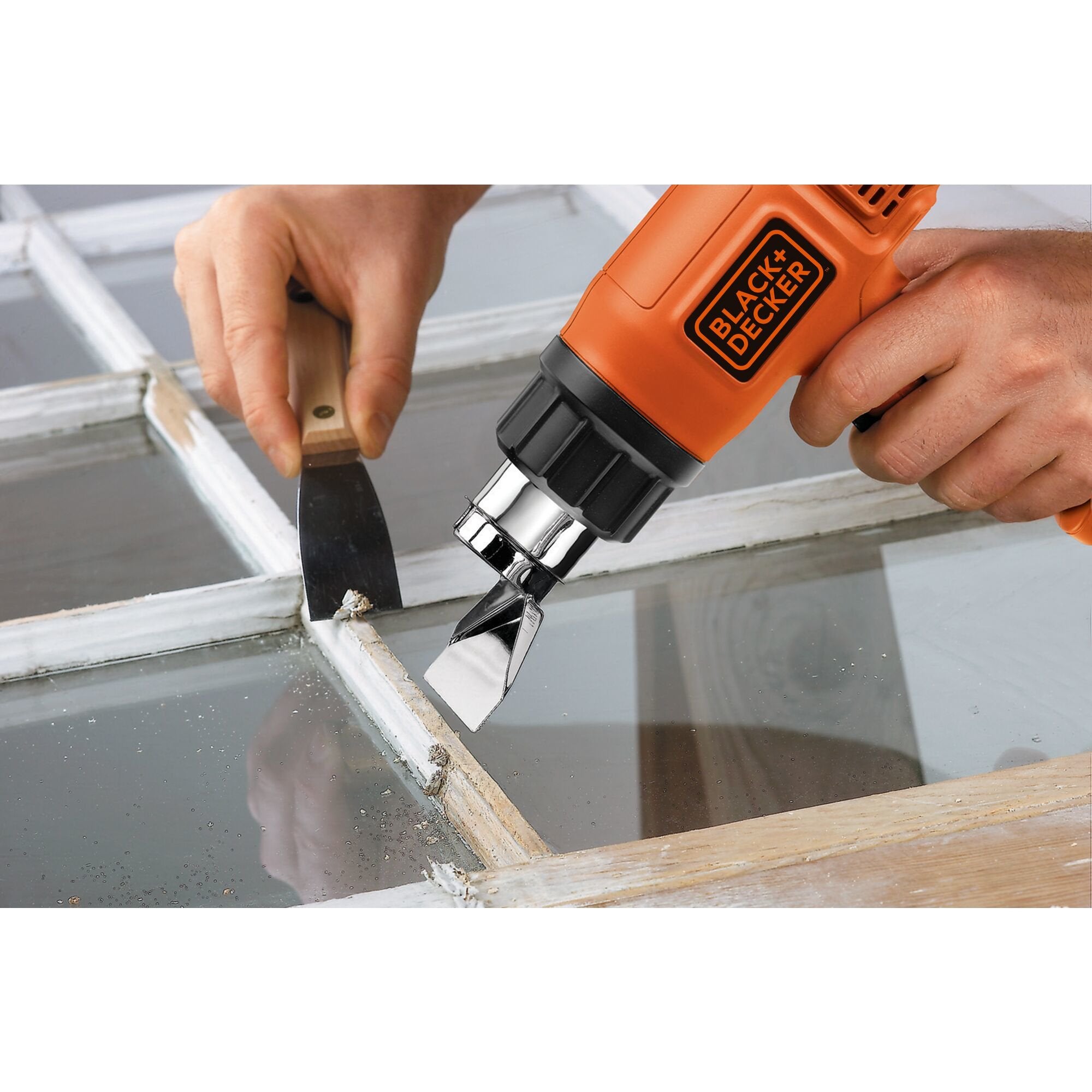 EAN 5035048331491 - Black & Decker KX1650-QS pistola de calor Pistola de aire caliente 740 l/min 600 °C 1750 W Negro, Naranja imagen 3