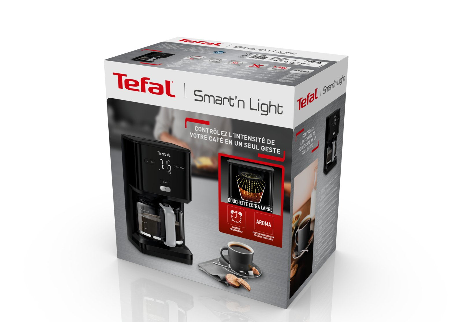 EAN 3045386382514 - Tefal CM6008 Totalmente automática Cafetera de filtro 1,25 L imagen 5