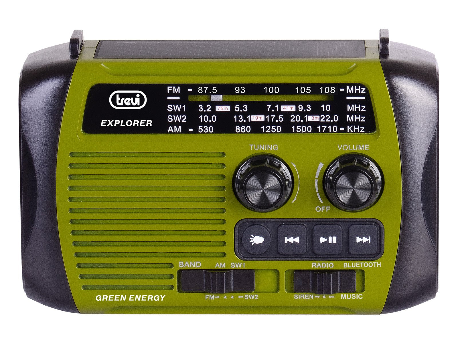 EAN 8011000040738 - Trevi RA 7F30 BT Portátil Analógica Negro, Verde imagen 3