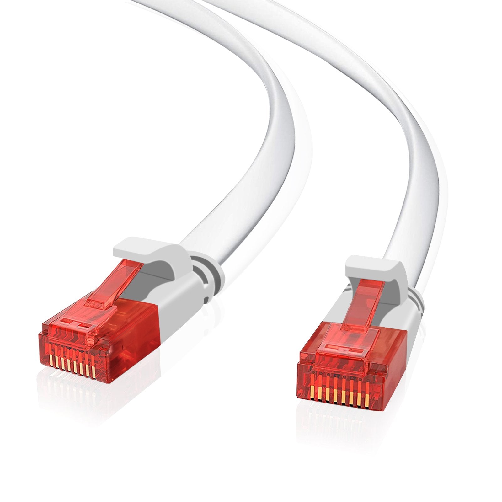 Helos Ultra Slim Cable De Red U/Utp Cat 6 Blanco 5,0m