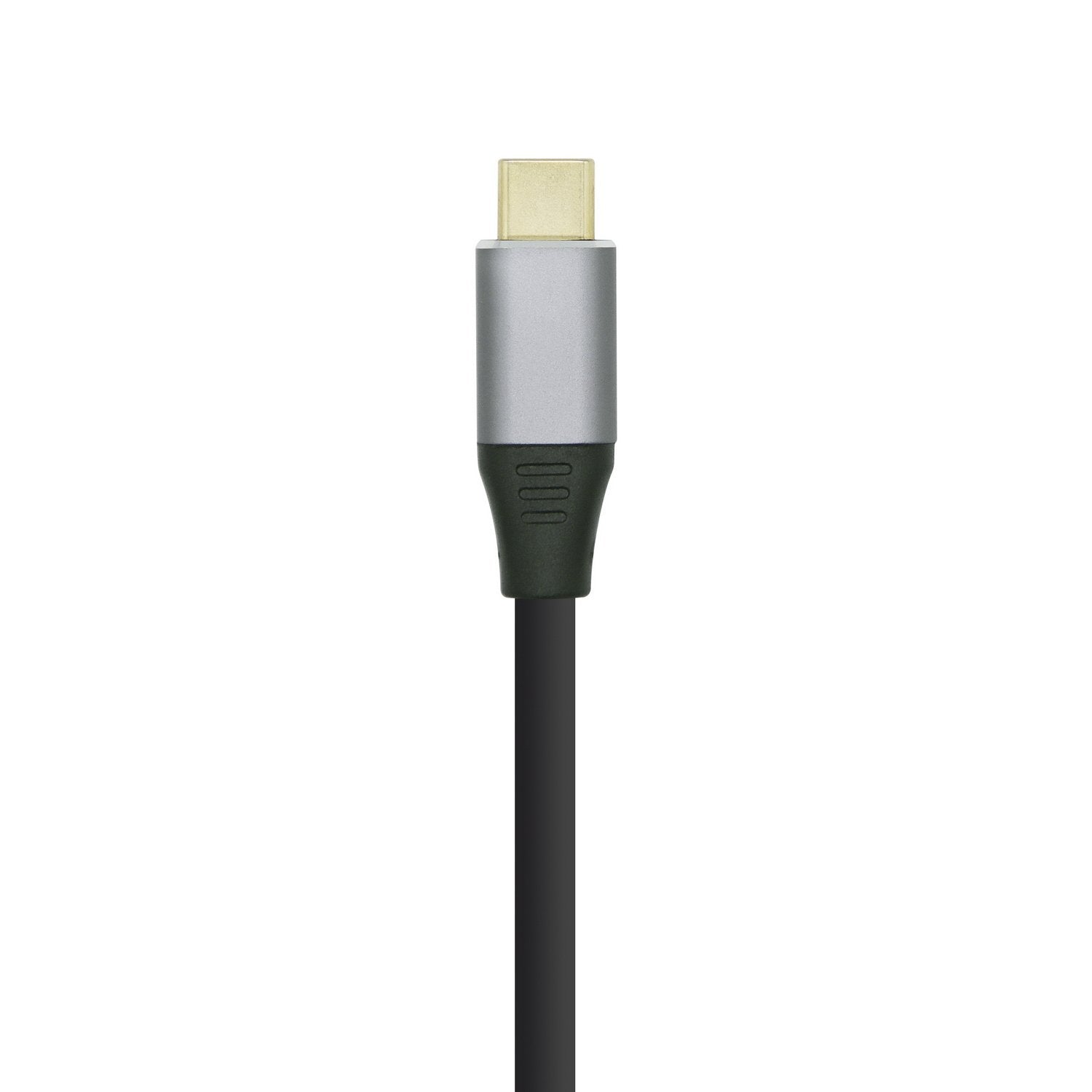 EAN 8436574704327 - AISENS A109-0393 adaptador de cable de vídeo 1,8 m HDMI tipo A (Estándar) USB Tipo C Aluminio, Negro imagen 3