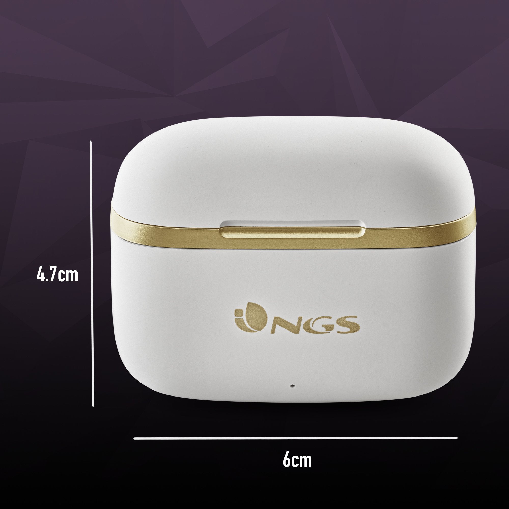 Ngs Anc Bt Earphones Artica Trophy White Auricular Con Cancelación De Ruido -Compatible Con Tws- Autonomía De Hasta 20 Hrs -Botones Táctiles