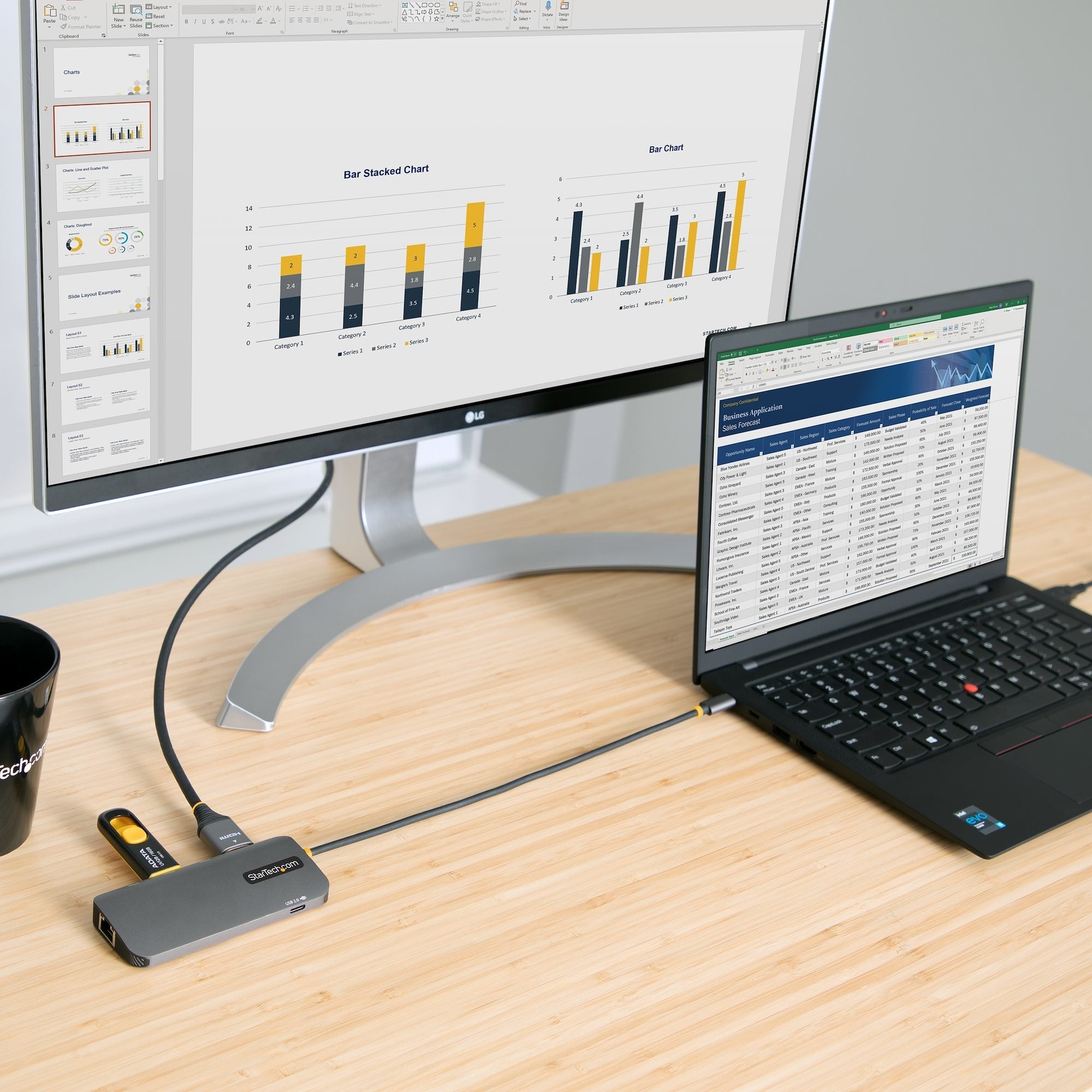 EAN 0065030897372 - StarTech.com 127B-USBC-MULTIPORT base para portátil y replicador de puertos Alámbrico USB 3.2 Gen 1 (3.1 imagen 10