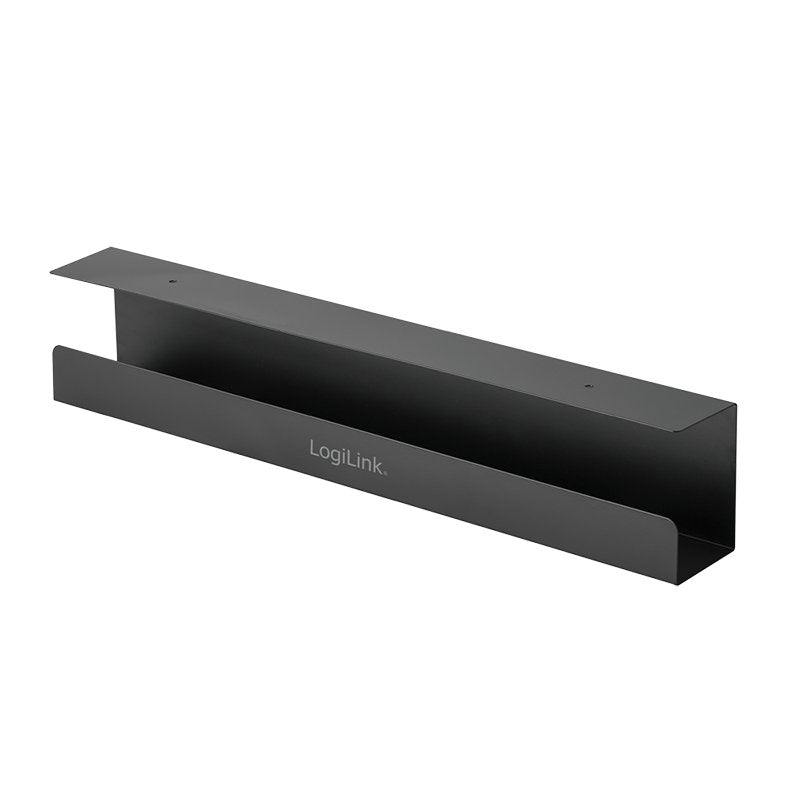Logilink Kab0070 Organizador De Cables Bandeja De Cables Escritorio Negro 1 Pieza(S)