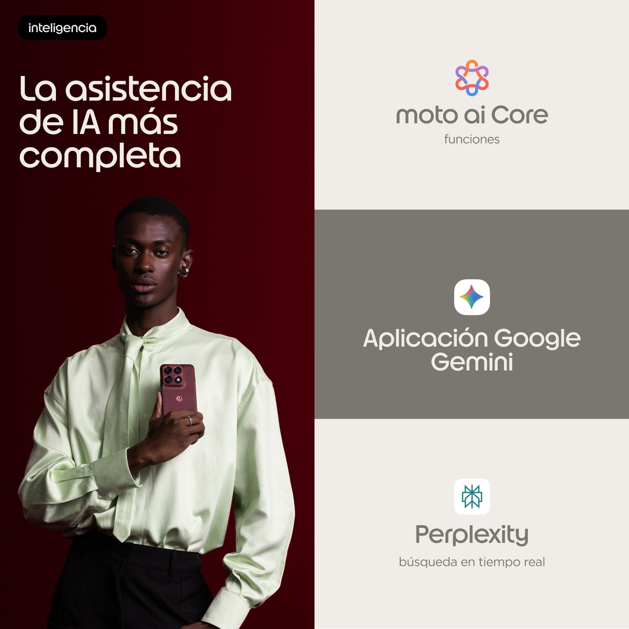 EAN 0840493615806 - Motorola edge 70 pro 17,2 cm (6.78") SIM doble Android 16.0 5G USB Tipo C 12 GB 512 GB 6500 mAh Burdeos imagen 9