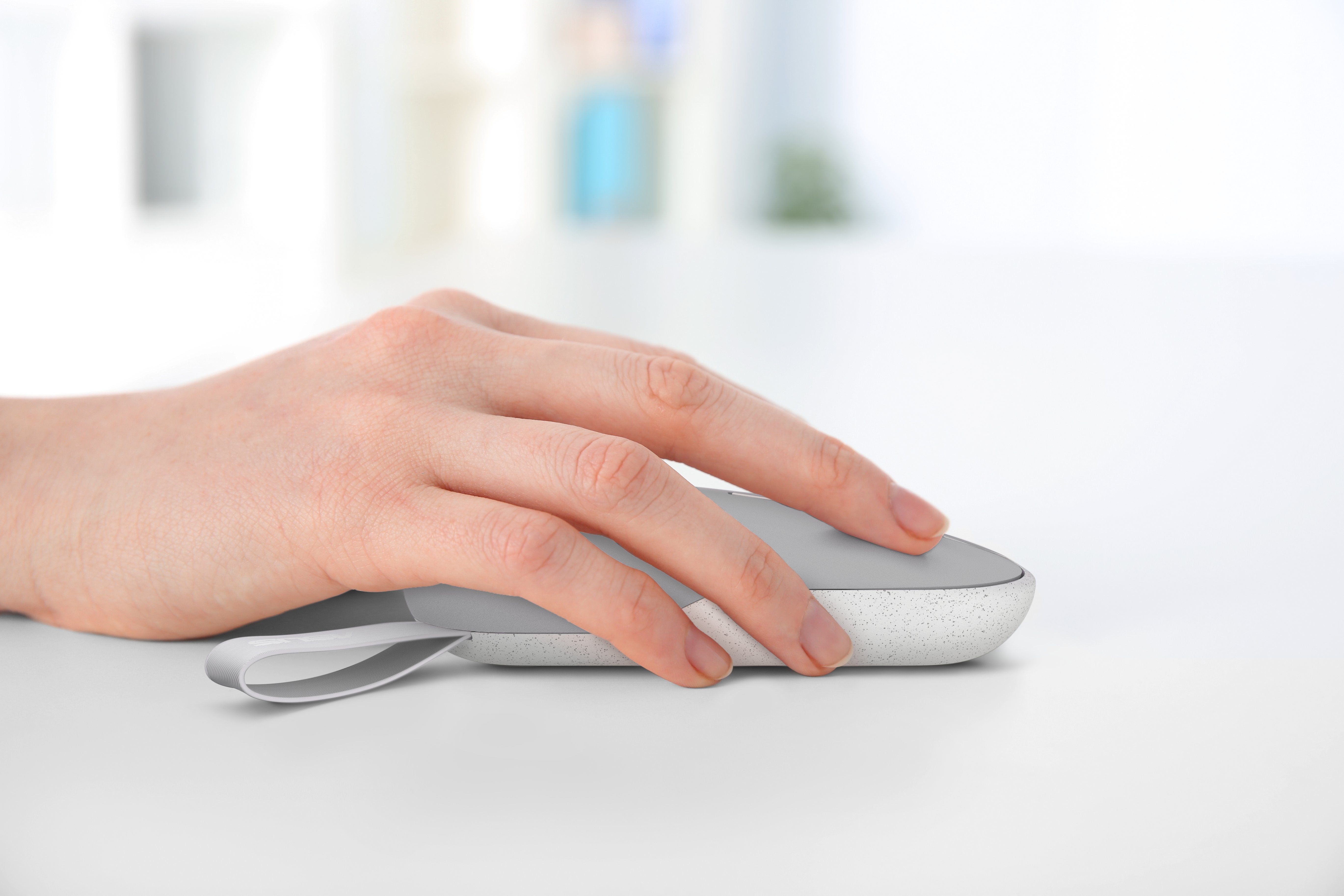 Asus Marshmallow Mouse Md100 Ratón Ambidextro Rf Wireless + Bluetooth Óptico 1600 Dpi