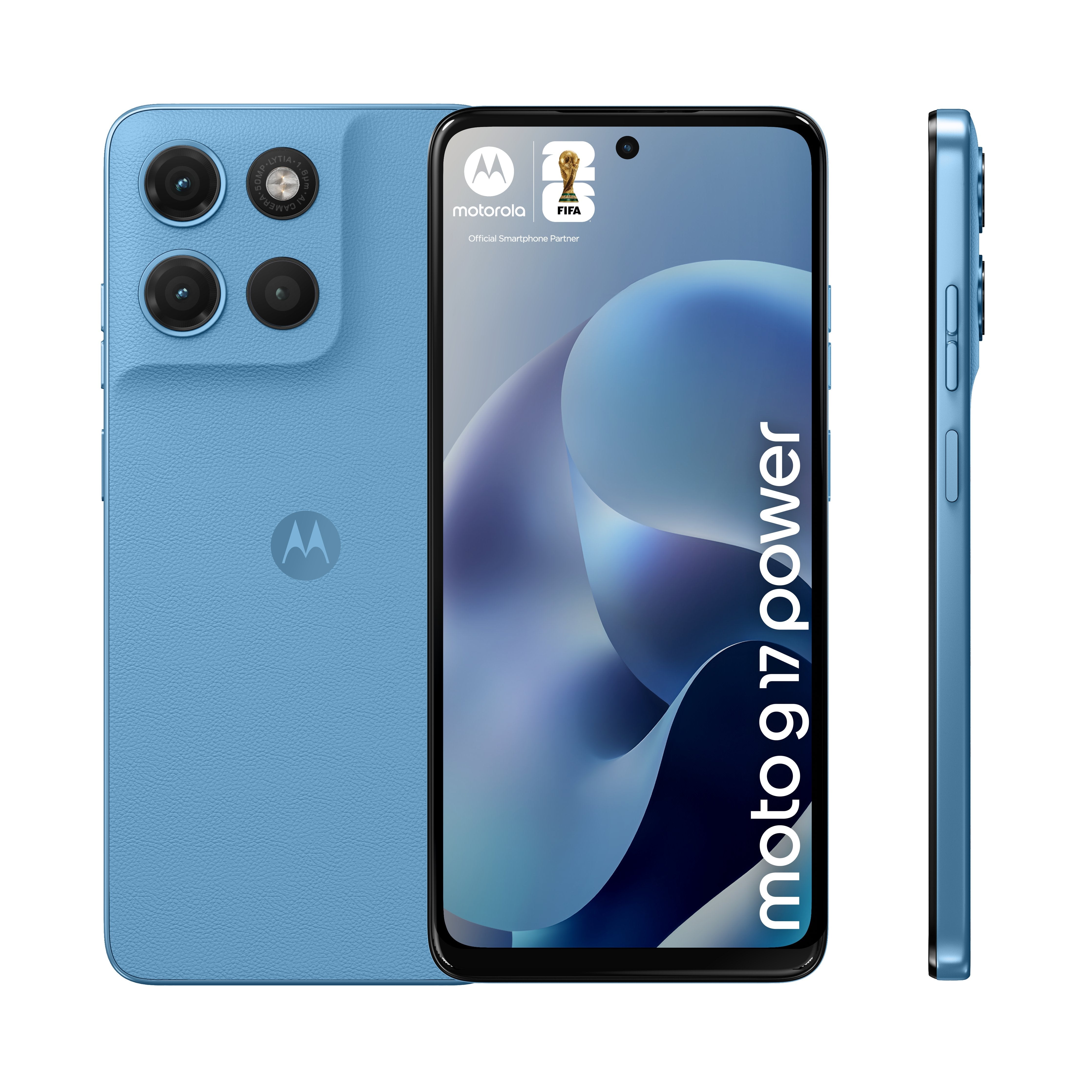 Moto G17 4+256gb Alaskan Blue Power