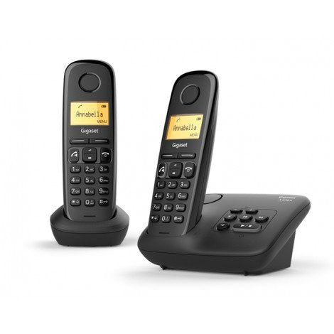 EAN 4250366850931 - Gigaset A 270 A DUO Teléfono DECT/analógico Identificador de llamadas Negro imagen 1