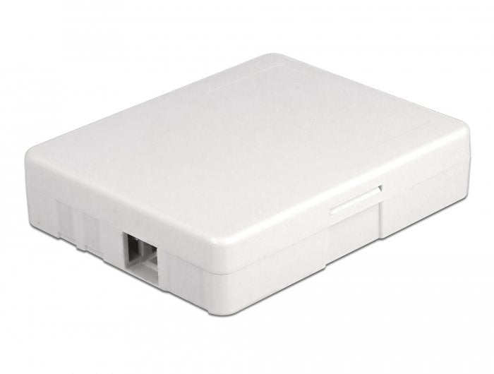 Lwl Anschlussdose Zur Wandmontage Für 2 X Sc Simplex Oder Lc Duplex Weiss