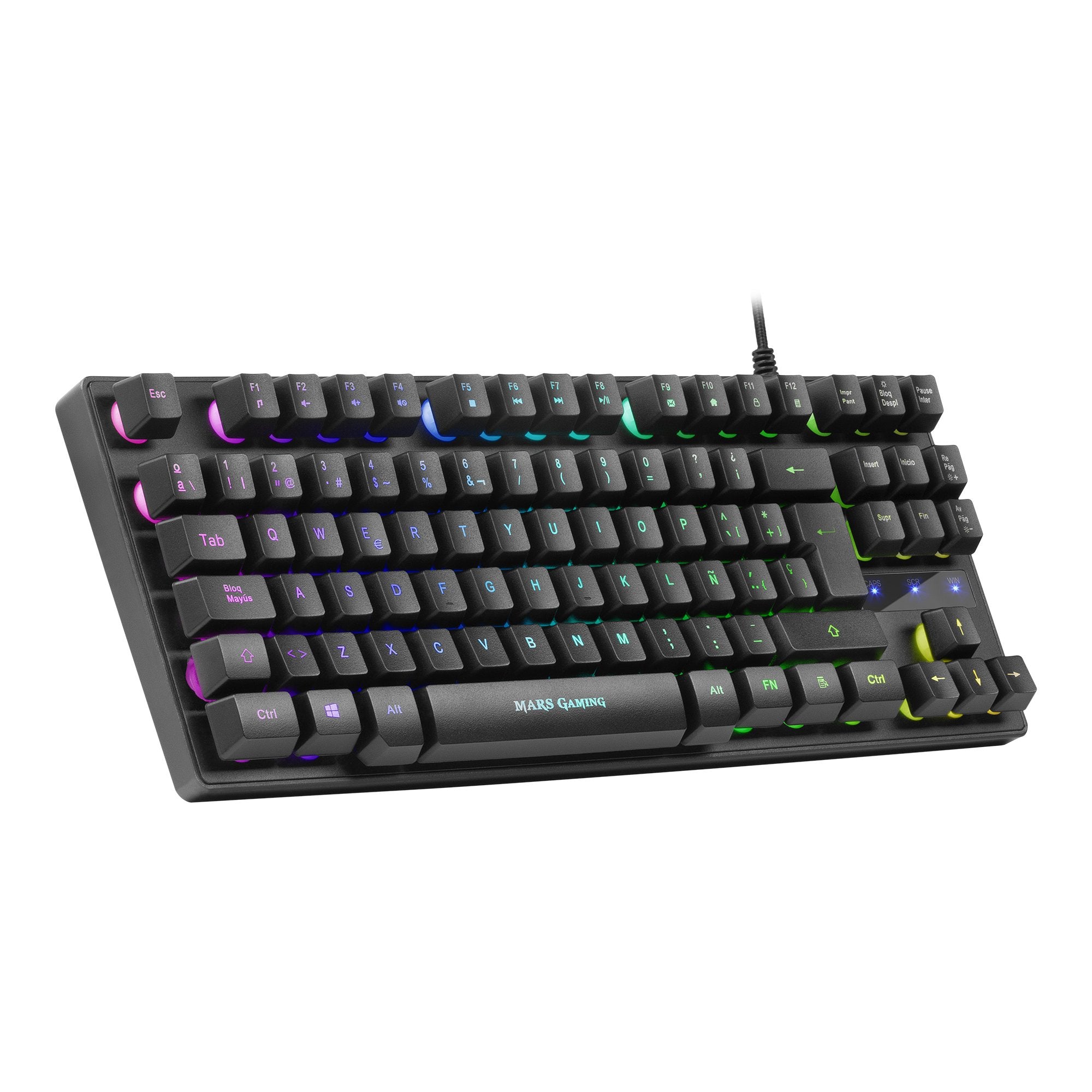 EAN 4718009158511 - Mars Gaming MKTKLPT teclado Juego USB QWERTY Negro imagen 3