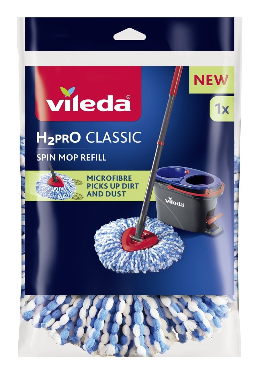 EAN 4023103254220 - Vileda 4023103254220 accesorio para trapeador Bayeta para mopa Azul, Blanco imagen 1
