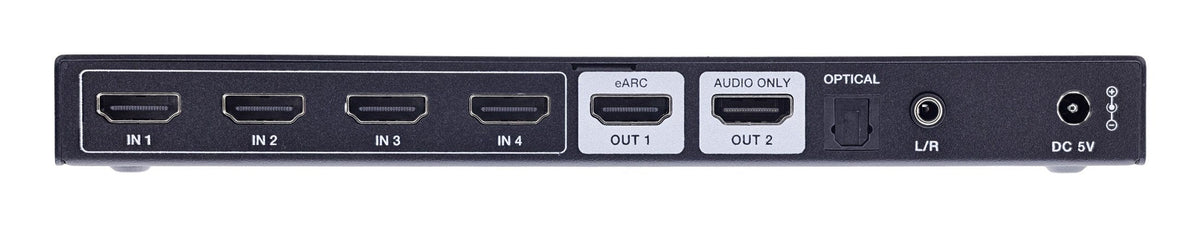Inline Video Switch, 4x1 , Hdmi 8k/60hz, 48gb/S, Audio Extraction