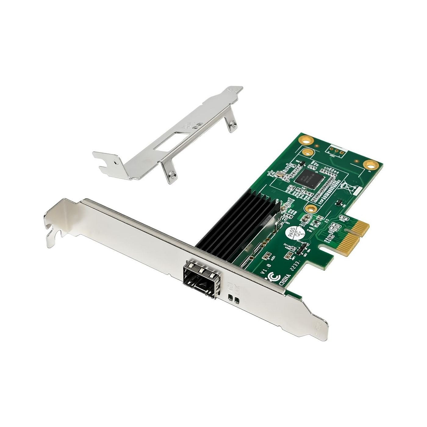 Network Card Pcie X1 I210-F1 Single- 1gbe Sfp Fiber