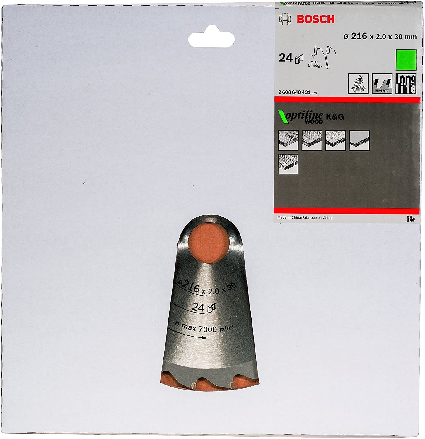 EAN 3165140314404 - Bosch 2608640431 hoja de sierra circular 21,6 cm 1 pieza(s) imagen 2