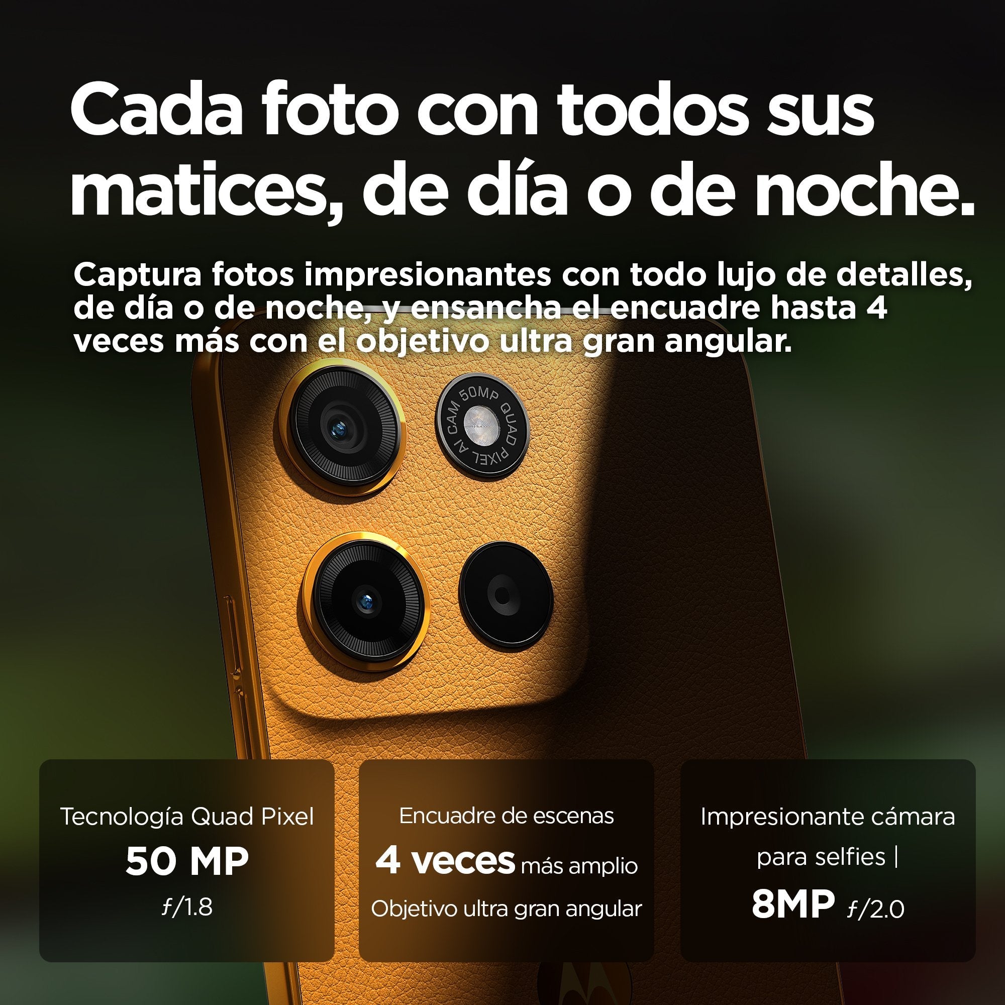 EAN 0840023283253 - Motorola moto g15 17,1 cm (6.72") SIM doble Android 15 4G USB Tipo C 8 GB 128 GB 5200 mAh Naranja imagen 7