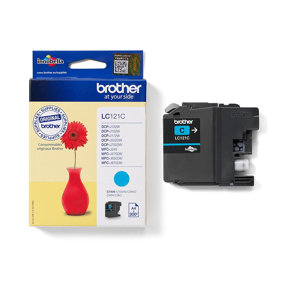 Tinta Original Brother Lc-121cbp Cian
