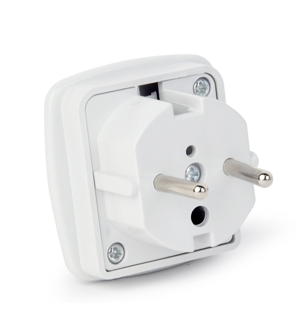 Gembird A-Ac-Ukeu-001 Adaptador De Enchufe Eléctrico Tipo G (Ru) Tipo F Blanco