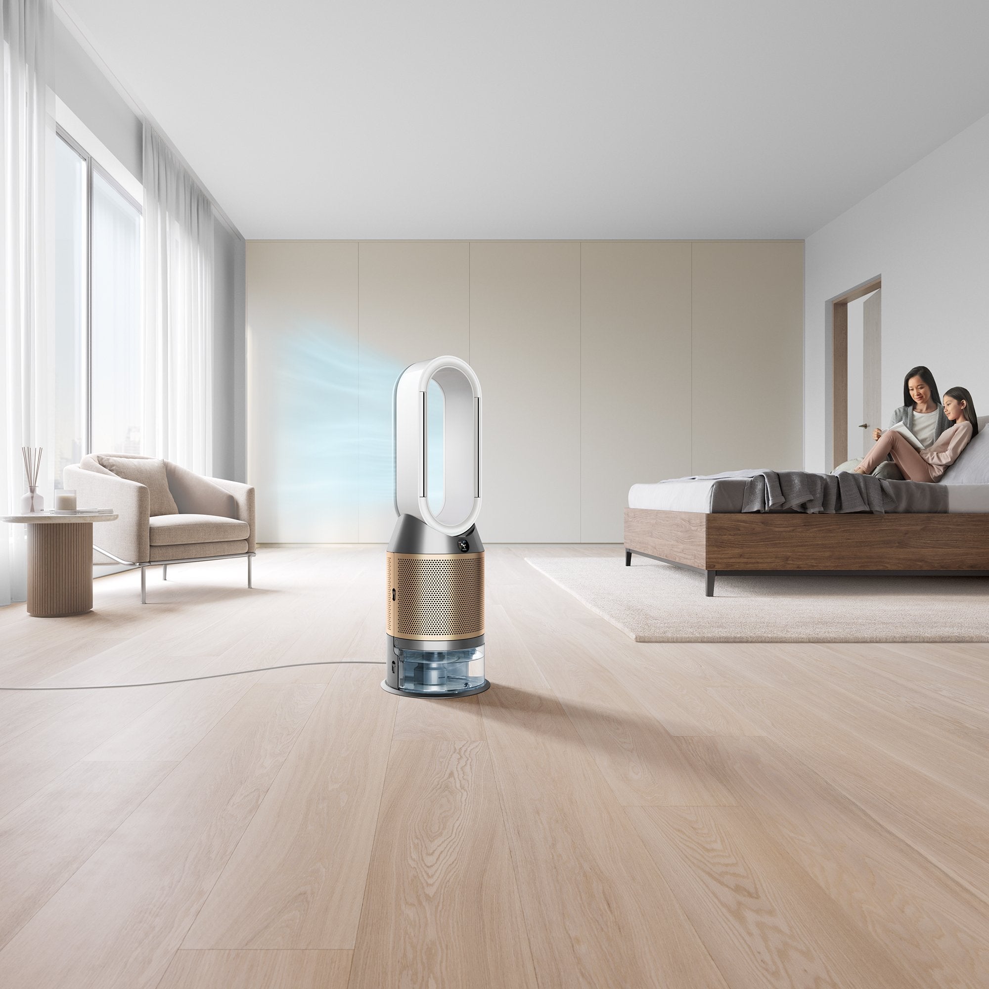 Dyson Purifier Humidify+Cool Formaldehyde 62,4 Db 40 W Blanco, Oro