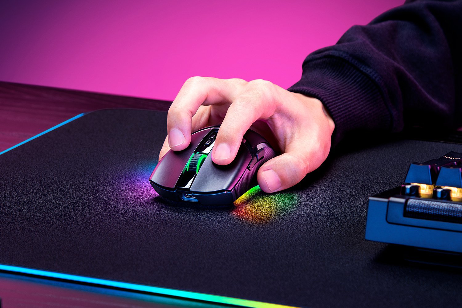 EAN 8886419334125 - Razer Cobra Pro ratón Juego mano derecha RF Wireless + Bluetooth + USB Type-C Óptico 30000 DPI imagen 8