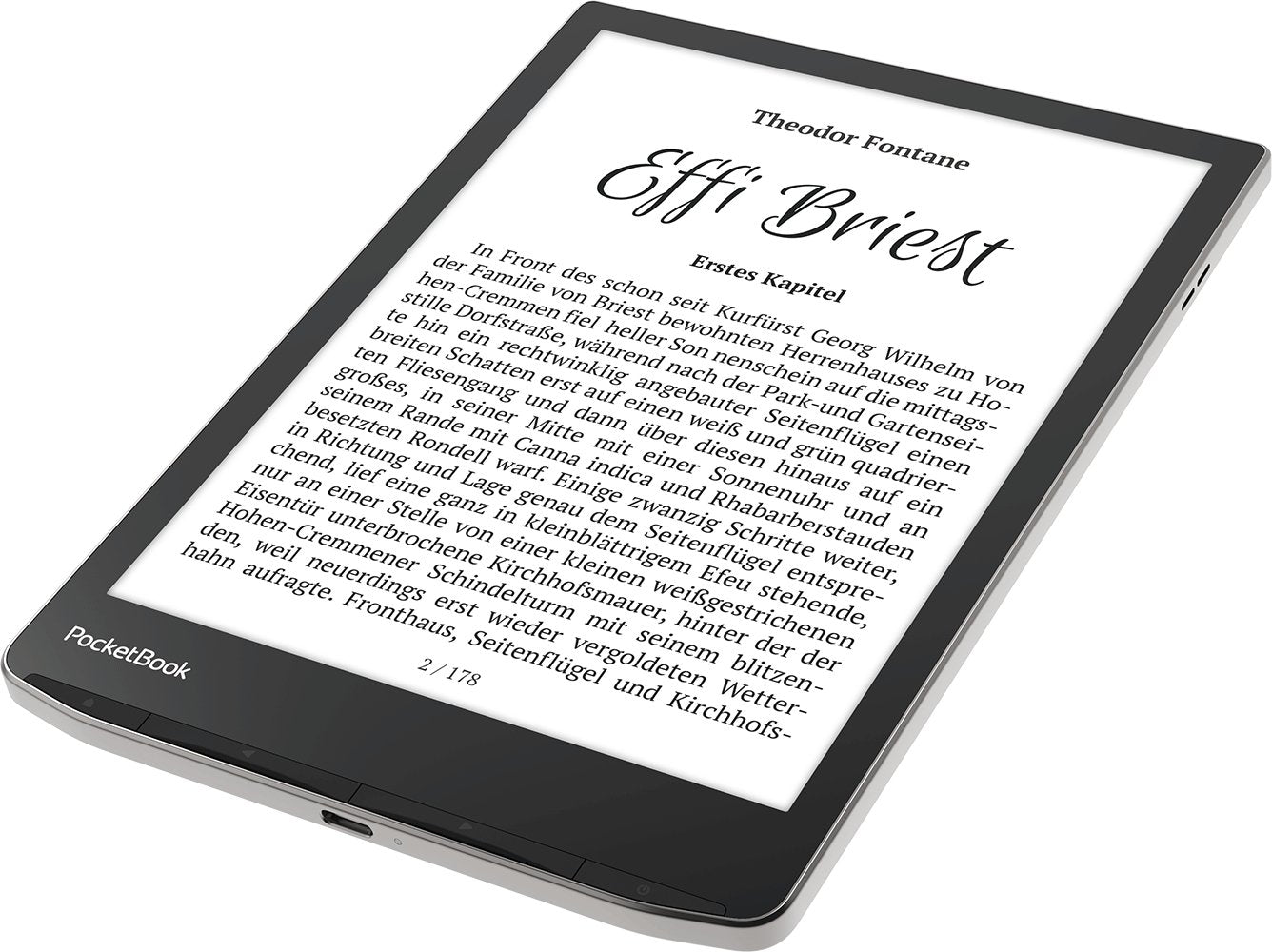 EAN 7640152093234 - PocketBook InkPad 4 lectore de e-book Pantalla táctil 32 GB Wifi Negro, Plata imagen 5