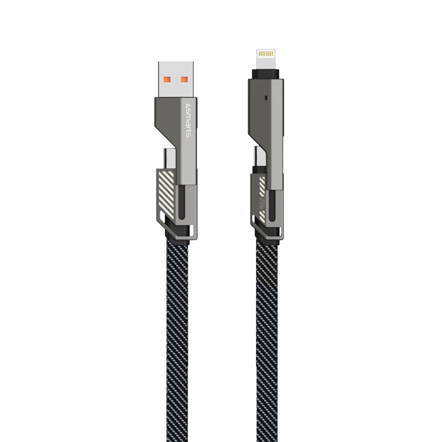 EAN 4252011911363 - 4smarts 541456 cable USB 1,5 m USB A/USB C USB C/Lightning Grafito imagen 4