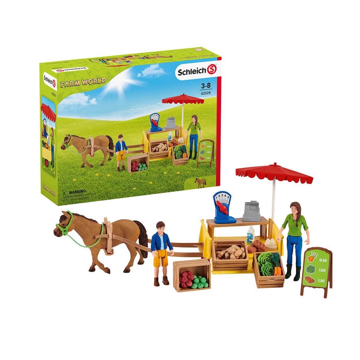 Schleich - Puesto De Granja Móvil Sunny Day (42528)