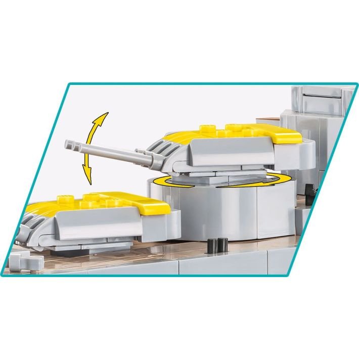 Juguete De Construcción Cobi Acorazado Gneisenau, Escala 1:300 Cobi-4835