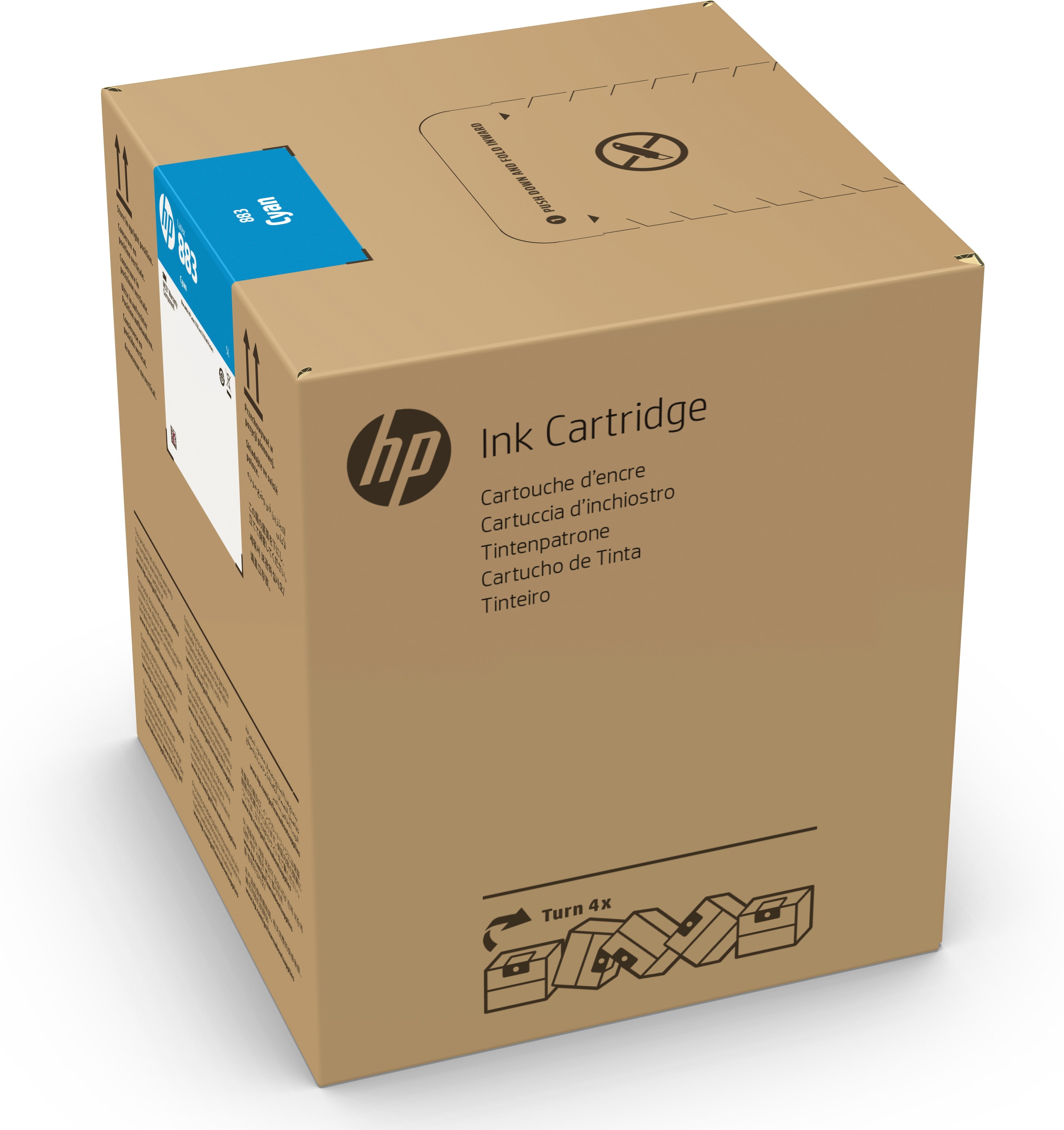 EAN 195697107221 - HP 883 5-liter Cyan Latex Ink Cartridge cabeza de impresora imagen 1