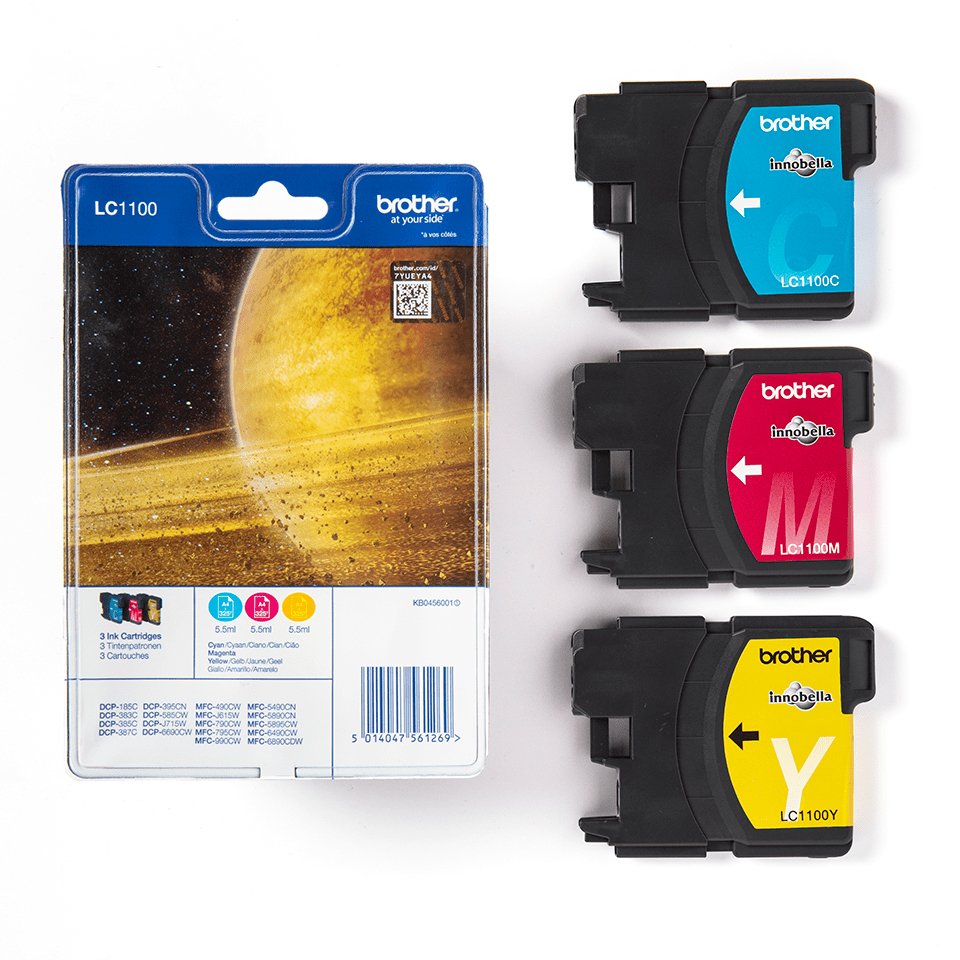 EAN 5014047561269 - Brother LC1100RBWBP cartucho de tinta 3 pieza(s) Original Cian, Magenta, Amarillo imagen 4