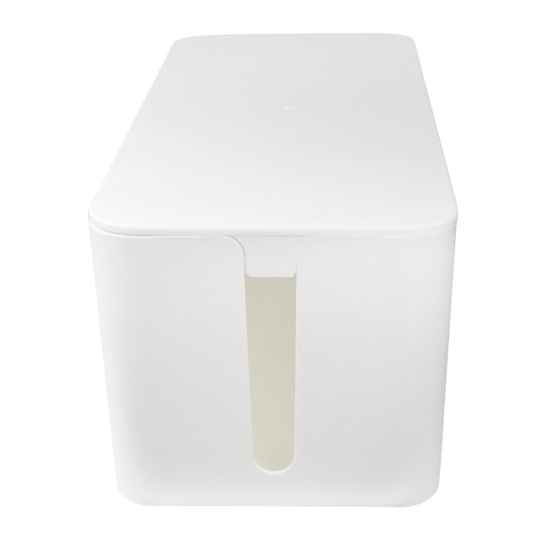 Logilink Organizador De Cables Box Plastico 400x160x135mm Blanco Kab0063