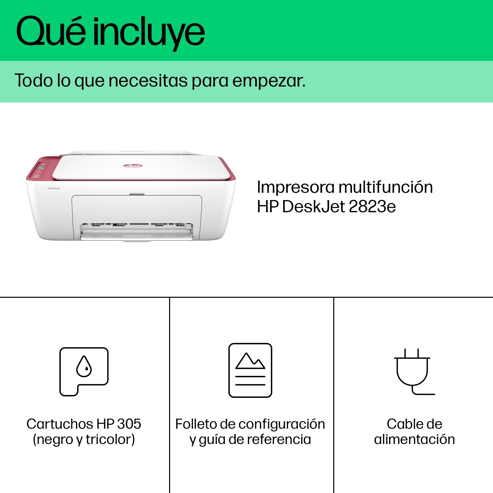 Urzadzenie Wielofunkcyjne Deskjet 2823e Aio Printer 588r6b