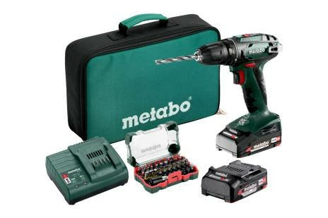Taladro Metabo Bs 18 Set Acondicionador Inalámbrico