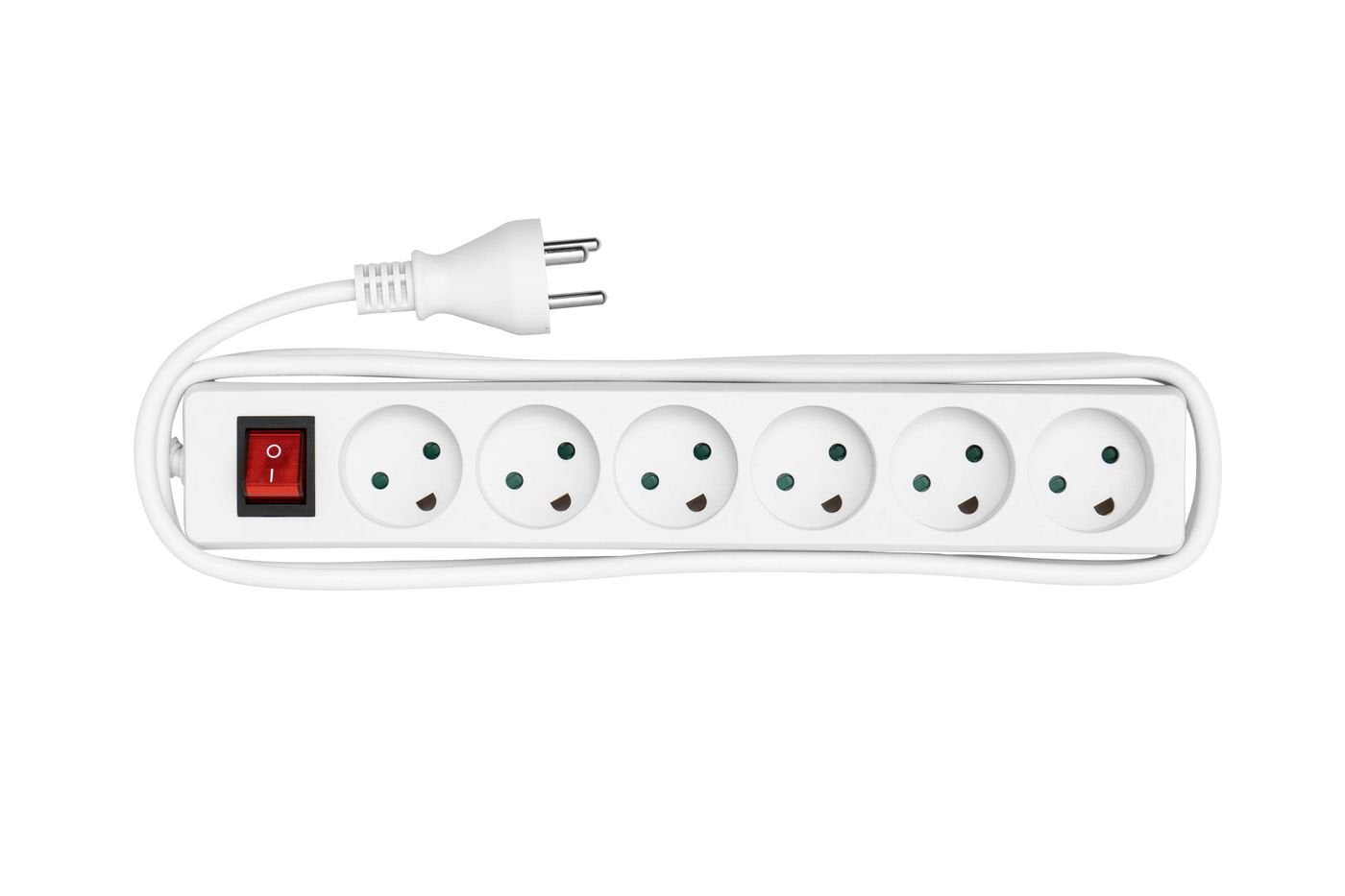 Microconnect Mc-Gru0650dk Base Múltiple 5 M 6 Salidas Ac Interior Negro