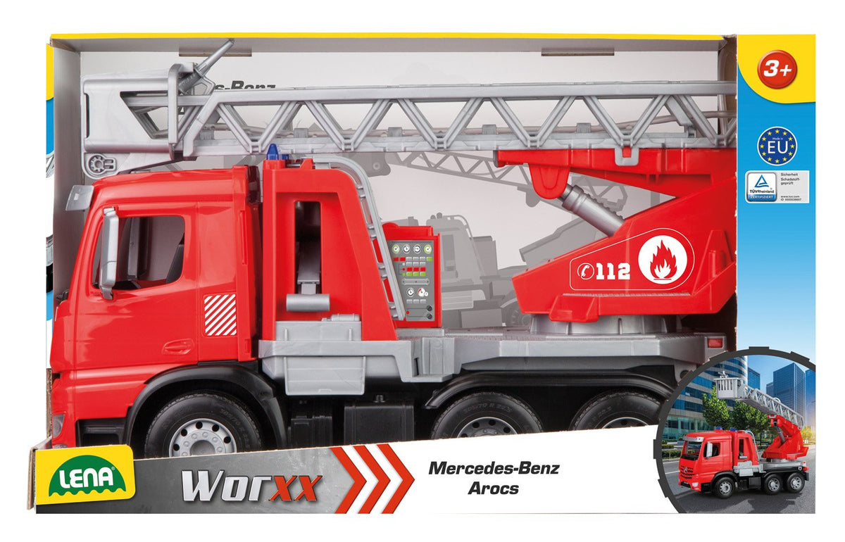 EAN 4006942873906 - Lena Worxx Fire truck with ladder Arocs imagen 2