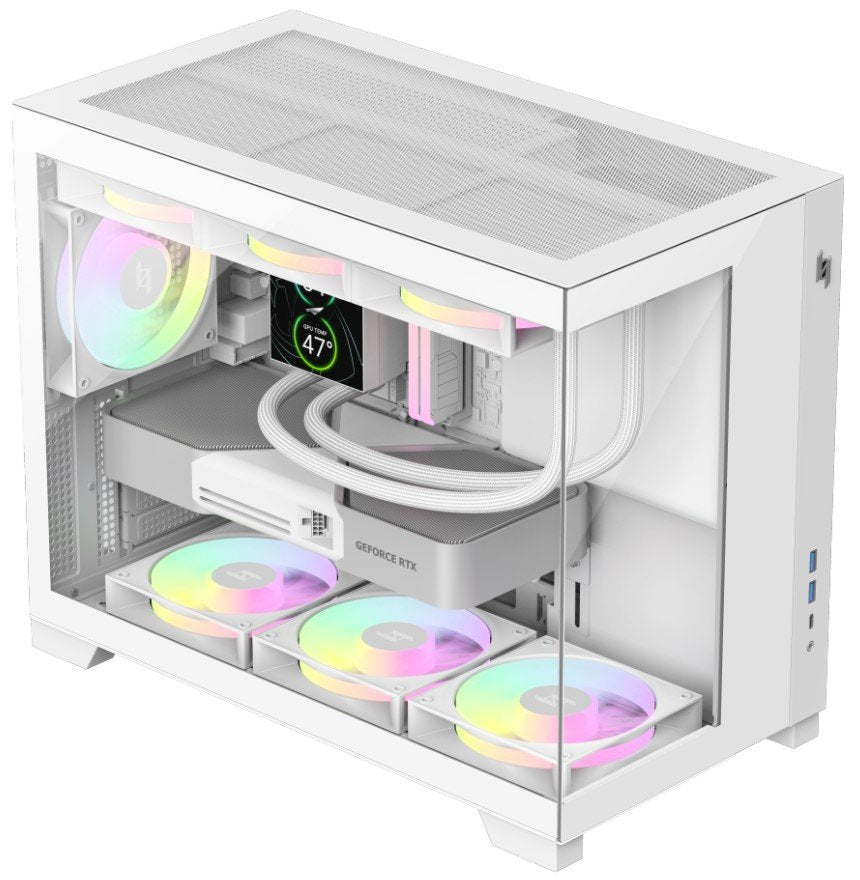 EAN 6931858712040 - GameMax NEX C33 WH carcasa de ordenador Blanco imagen 15
