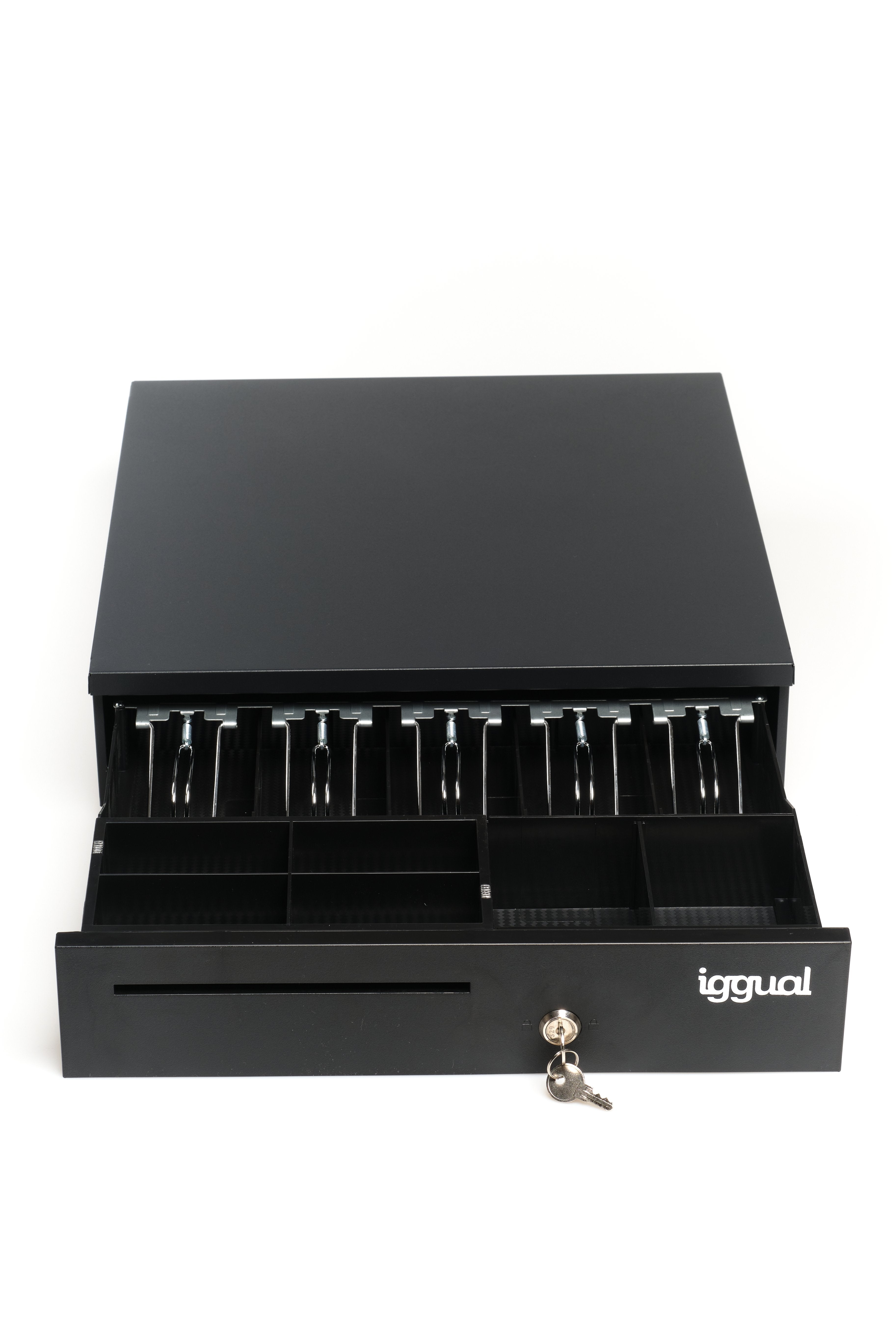 Iggual Cajón Portamonedas Iron-35 42cm 5+6 Negro