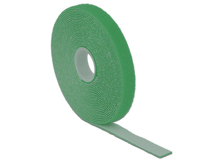 Delock Klettband Auf Rolle L 5 M X B 13 Mm Grün