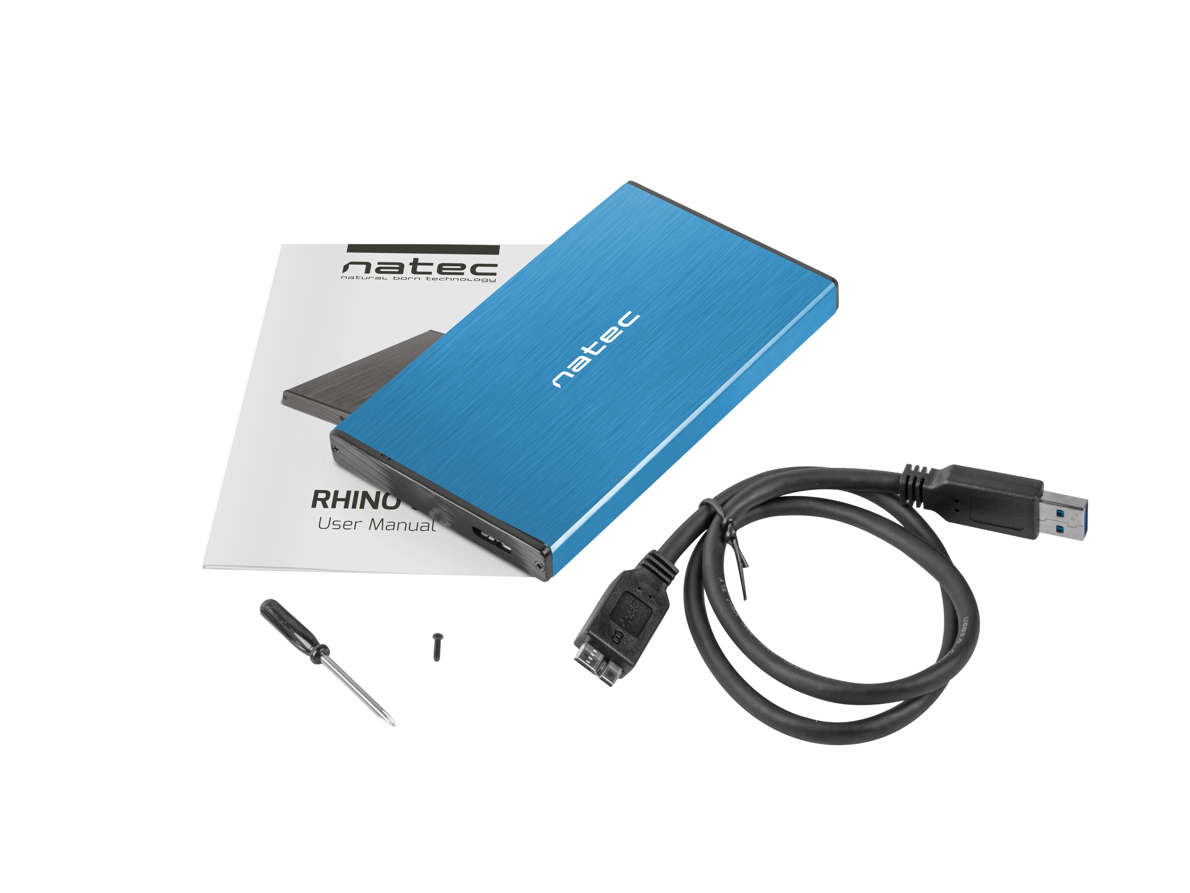 EAN 5901969412512 - NATEC Rhino GO Carcasa de disco duro/SSD Azul 2.5" imagen 6