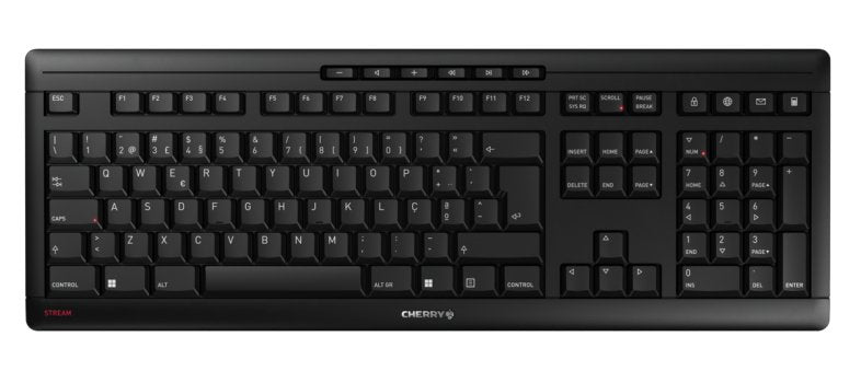 EAN 4025112119248 - CHERRY STREAM KEYBOARD WIRELESS teclado Universal RF inalámbrico QWERTY Portugués Negro imagen 1